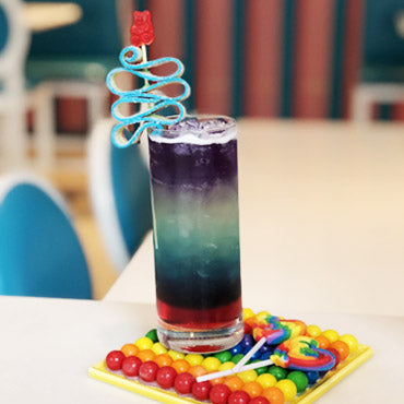 Rainbow Rum Cocktail Recipe | Candy Drink Recipe - Dylan’s Candy Bar