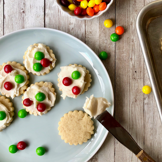 Cook with Catskill Animal Sanctuary: Vegan Frosted Skittles Cookies