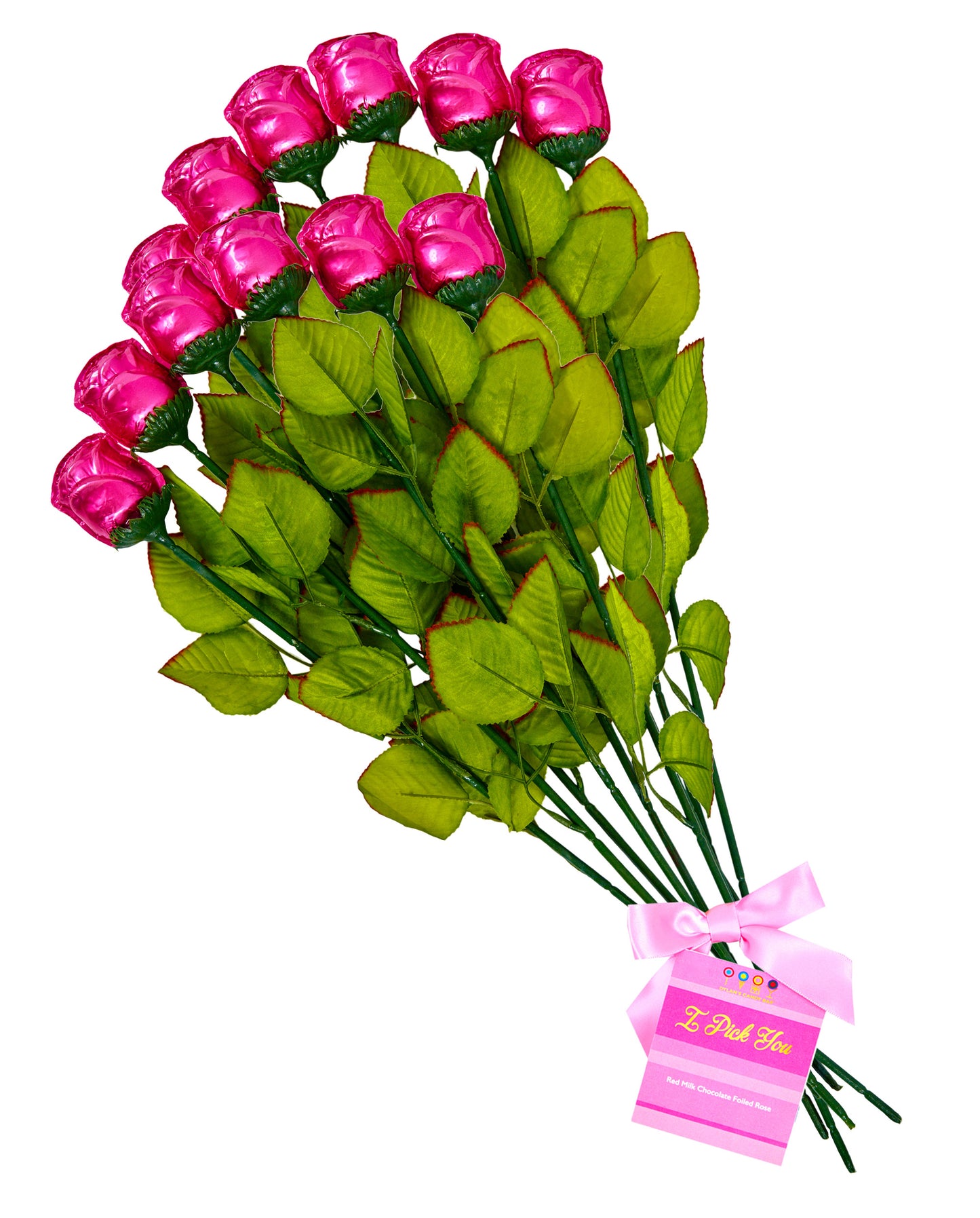 A Dozen Chocolate Roses