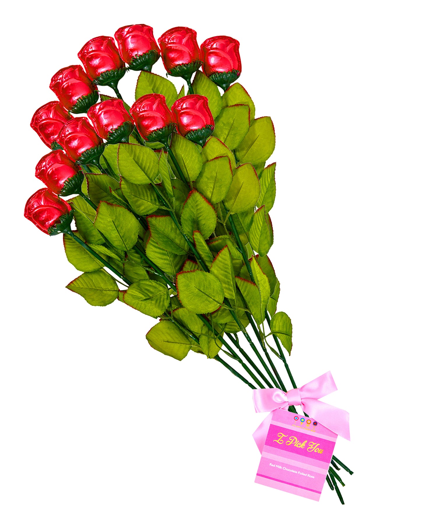 A Dozen Chocolate Roses