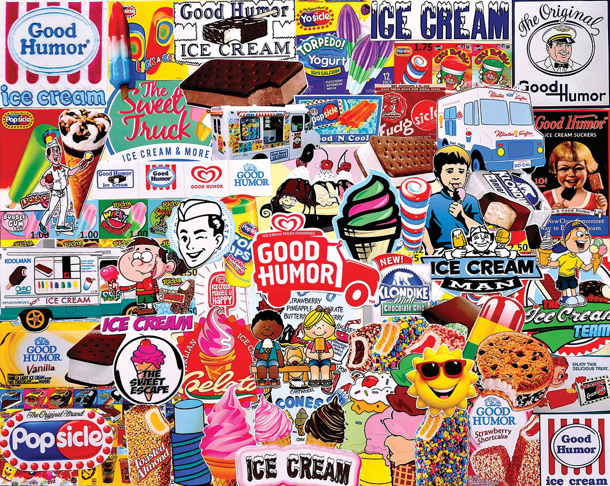 White Mountain® Good Humor® Ice Cream 1000 Piece Jigsaw Puzzle