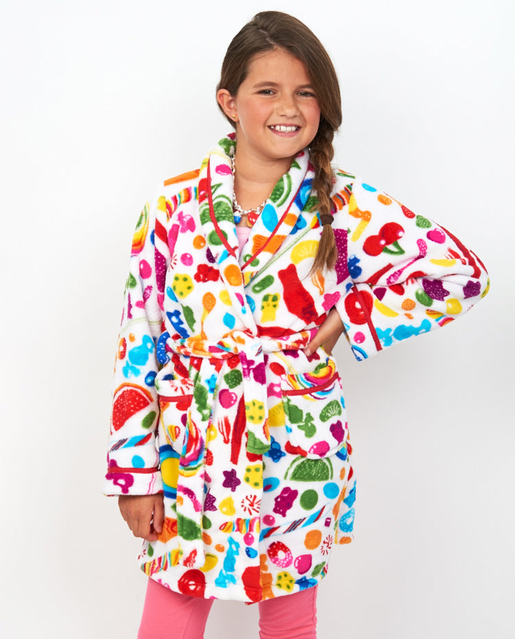 Fuzzy Candy Spill Robe (Youth) - Dylan's Candy Bar
