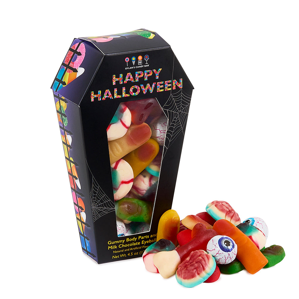 Filled with wickedly wonderful sweets, our colorful and unique Creepy Candy Coffins are perfect as party favors, spooky surprises, & more.
