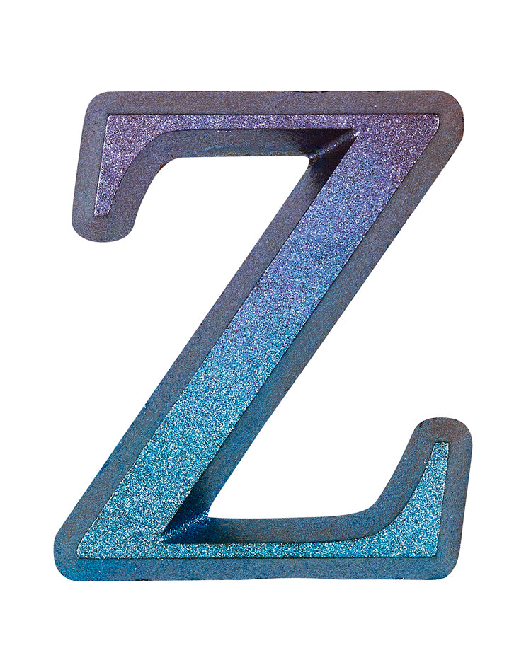 Ombré Glitter Chocolate Letter - Z