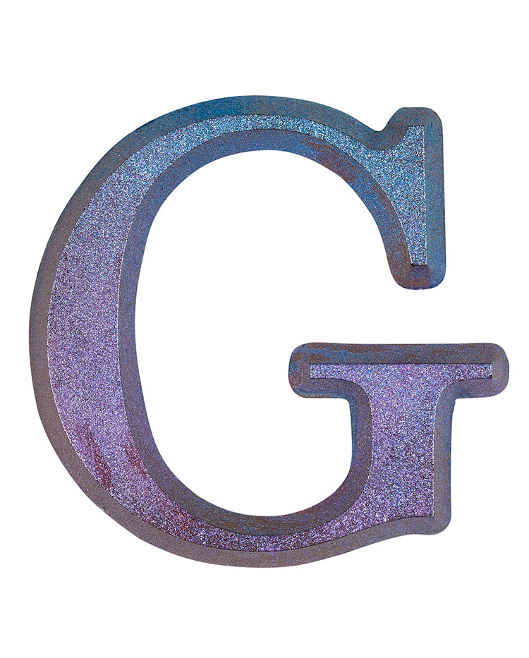 Ombré Glitter Chocolate Letter - G