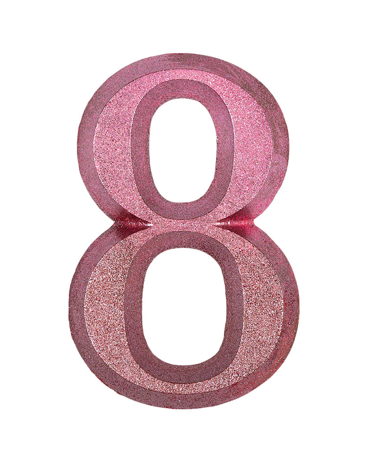 Ombré Glitter Chocolate Numbers