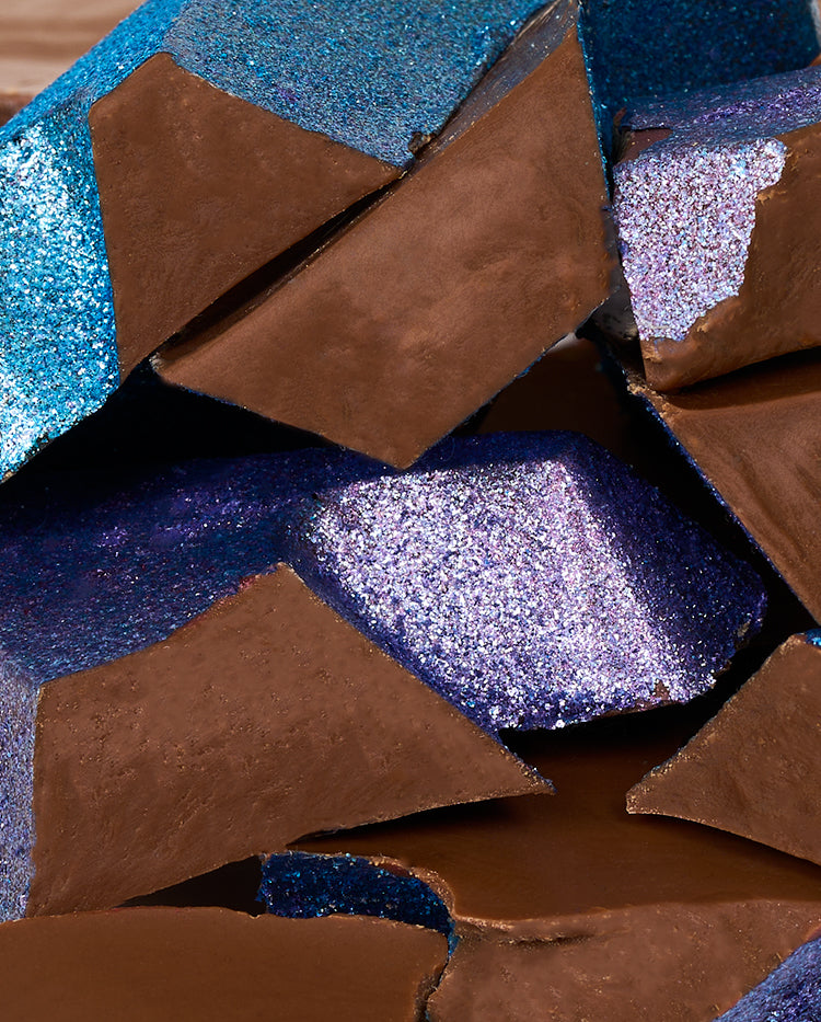 Ombré Glitter Chocolate Letter - D