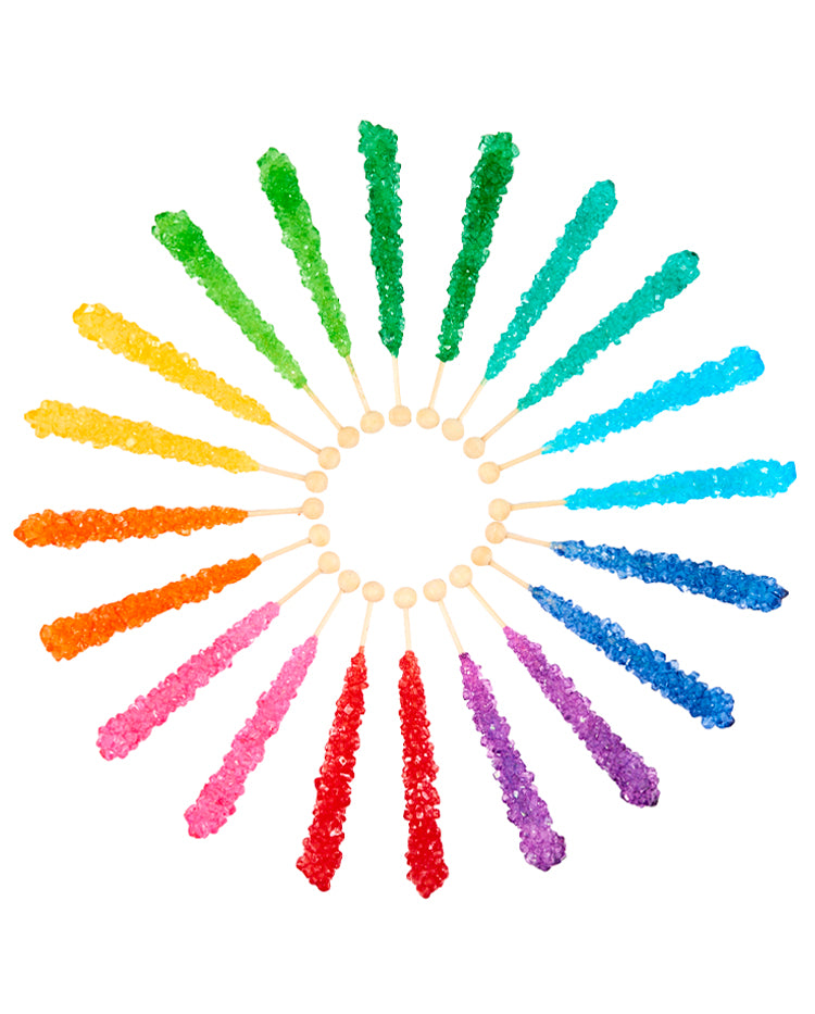XL Rainbow Rock Candy Color Wheel