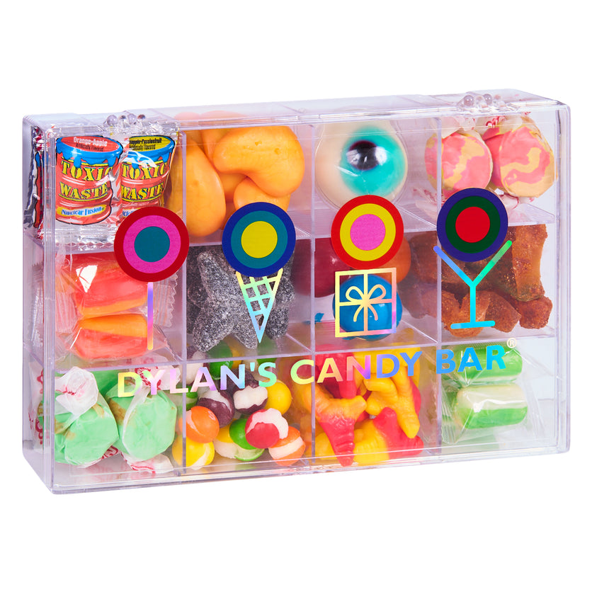 12-compartment-tackle-box-filled-with-halloween-themed-sweets-and-candy