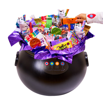 preassembled cauldron is the ultimate host gift, spooky centerpiece, & more.