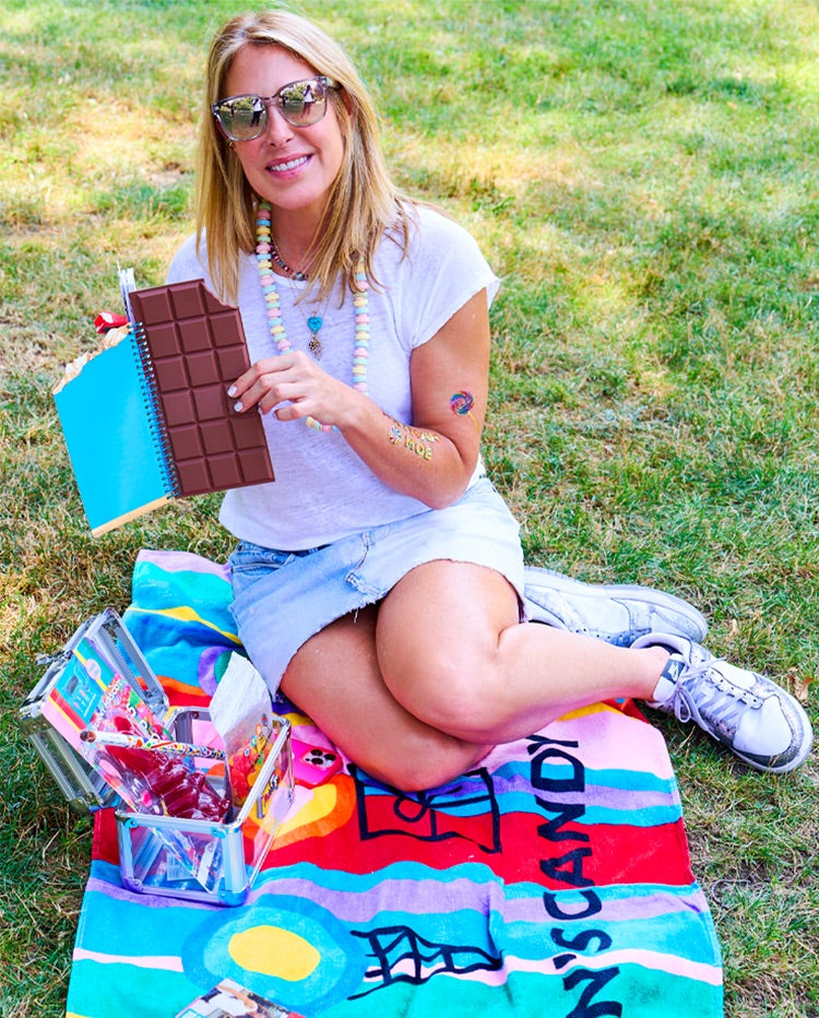 Striped Beach Towel - Dylan's Candy Bar