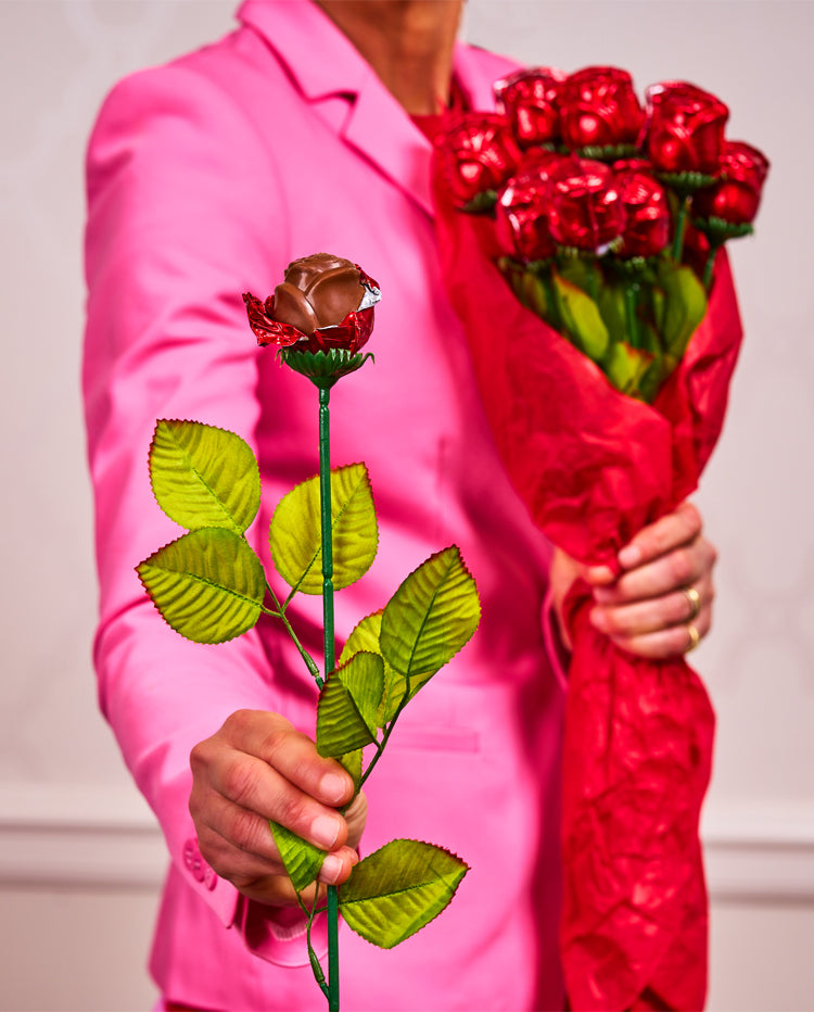 I Pick You Red Foiled Chocolate Rose