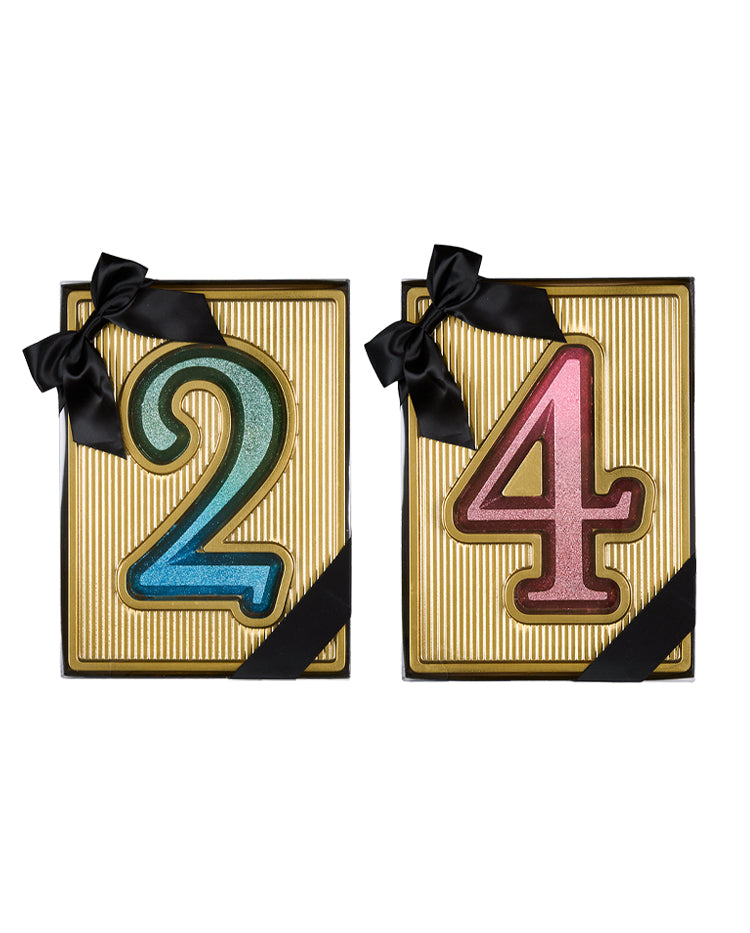 Create Your Own Ombré Glitter Chocolate Letters & Numbers Bundle