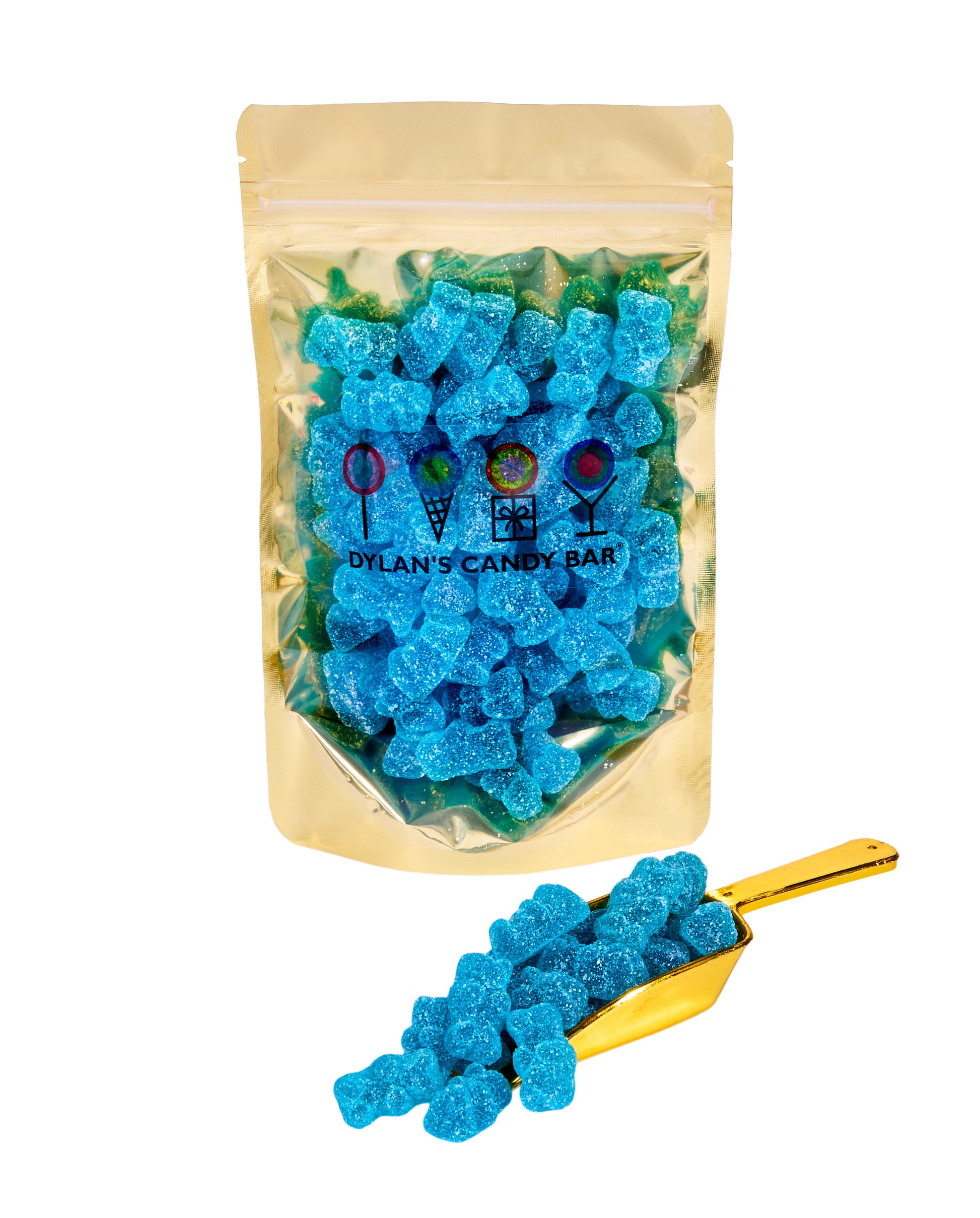 Sour Blue Raspberry Bears Gummy Bulk Bag - Dylan's Candy Bar