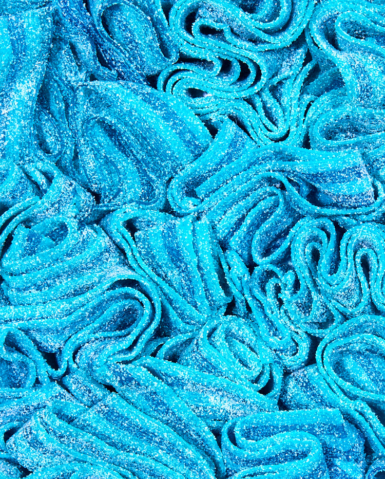 Zoomed-in Sour Berry Blue Belts