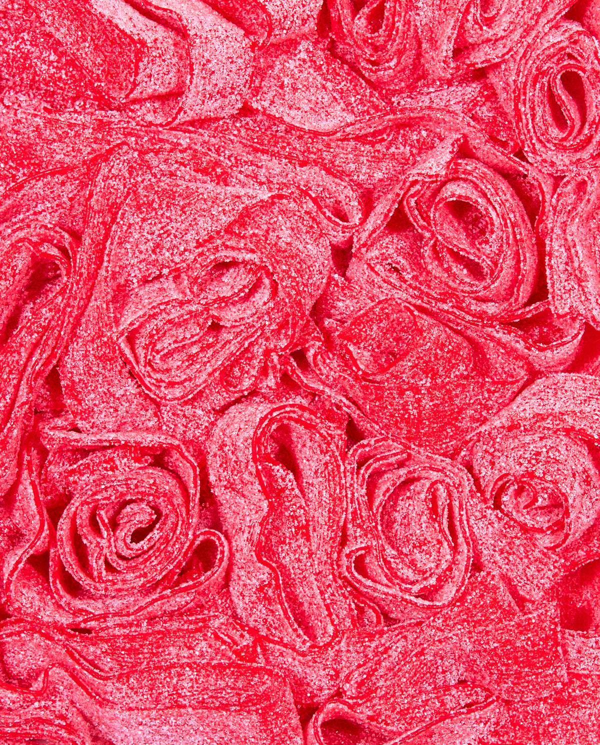 Zoomed-in Sour Strawberry Belts