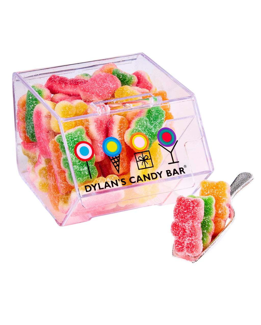 Sour Fruity Gummy Triple Bears Mini Bin