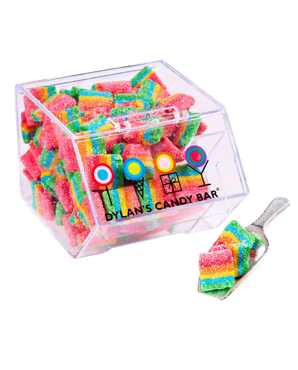 Sour Fruity Mini Rainbow Belt Bites Mini Bin