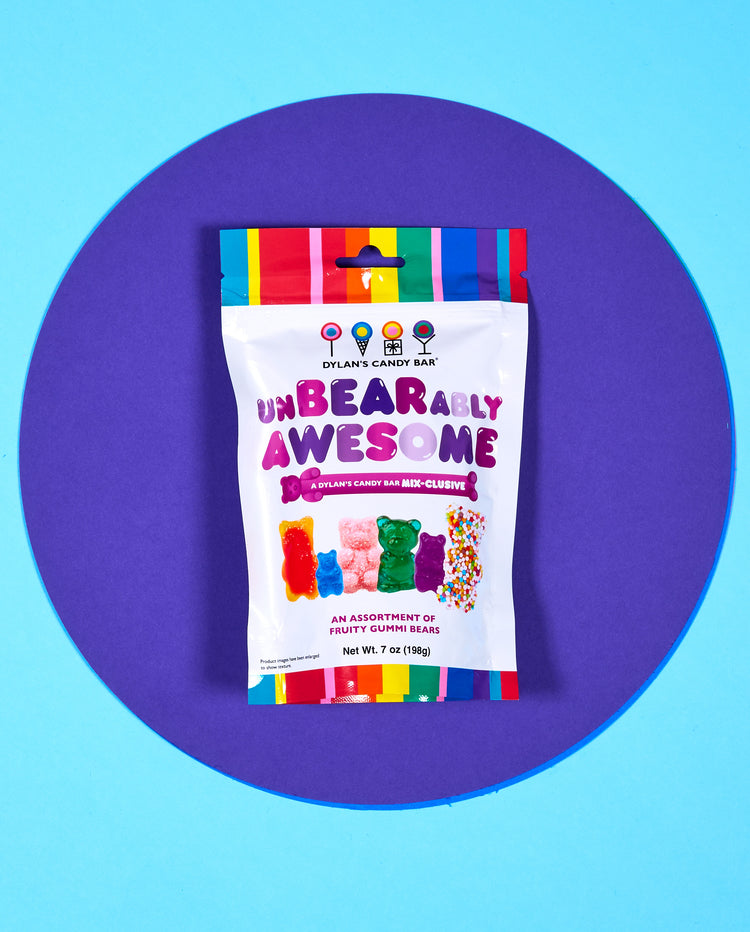 Dylan's Candy Bar UnBEARably Awesome Mix Gummi Bear Candy Pouch