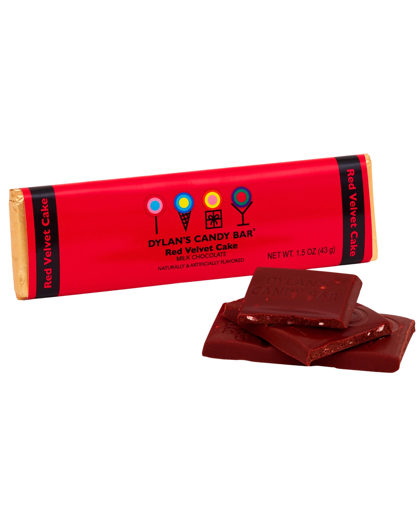 Milk Chocolate Red Velvet Bar