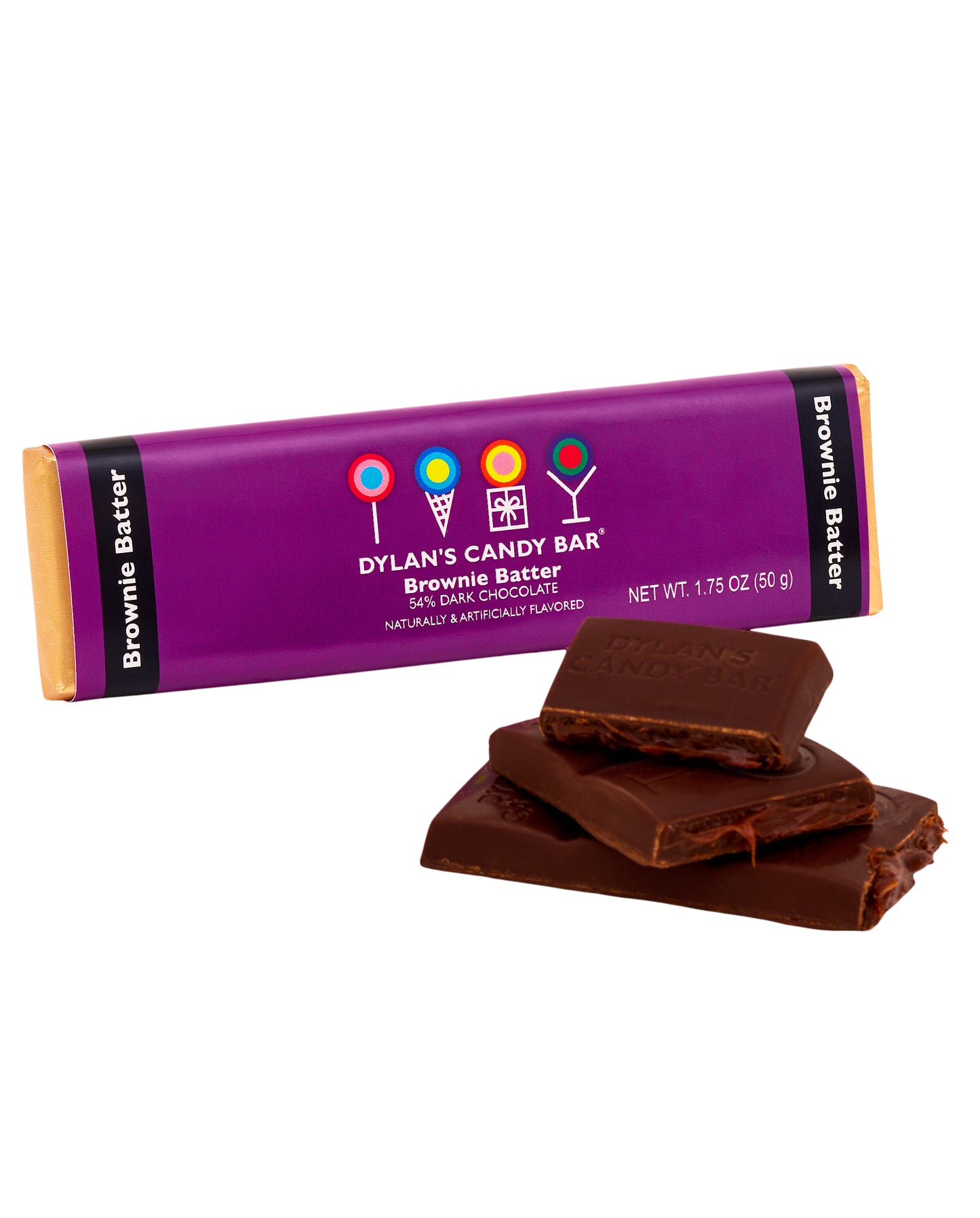 Dark Chocolate Brownie Batter Bar