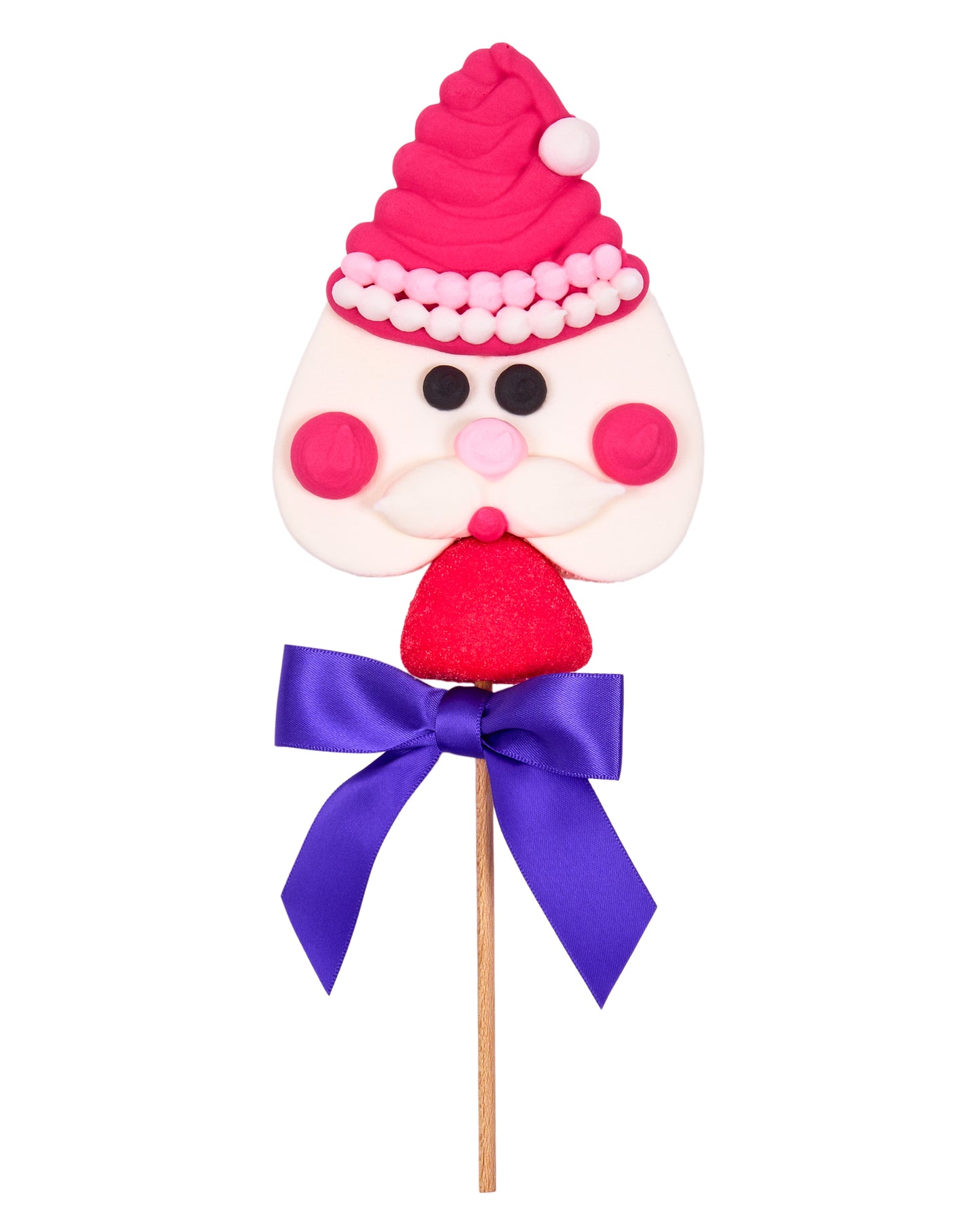Holly Jolly Santa Marshmallow Pop