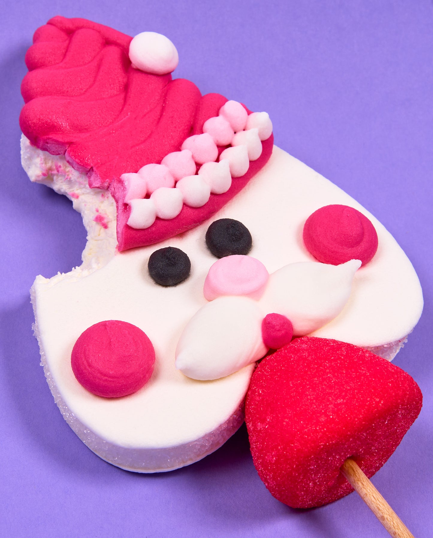 Holly Jolly Santa Marshmallow Pop