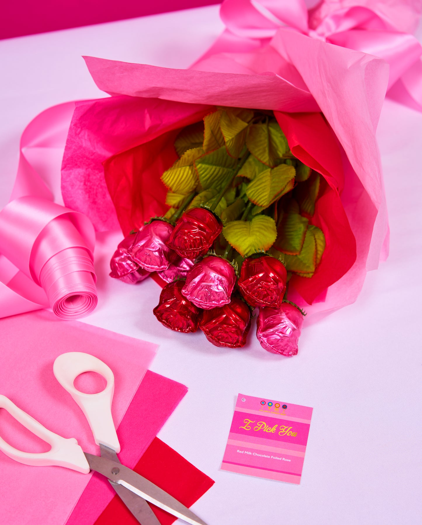 A Half Dozen Chocolate Roses