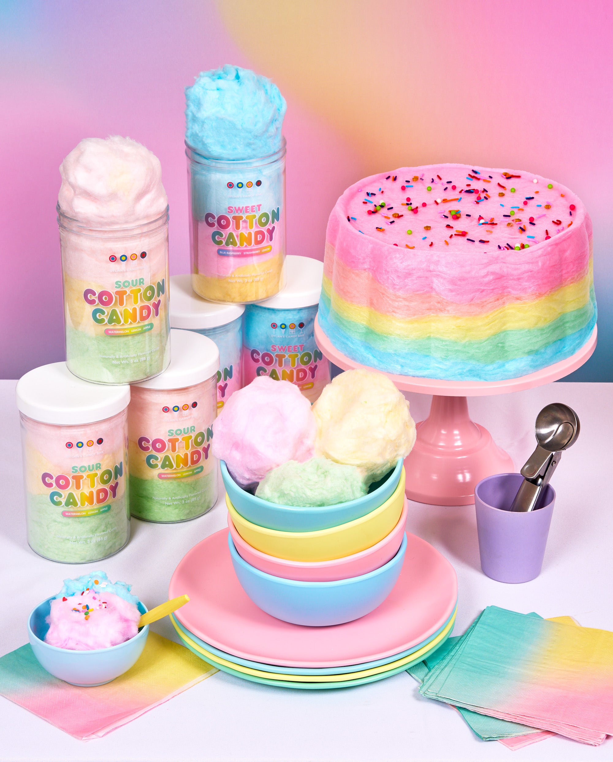 Sour Cotton Candy Tub - Dylan's Candy Bar