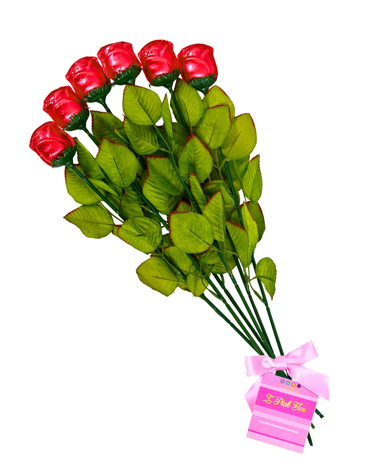 A Half Dozen Chocolate Roses