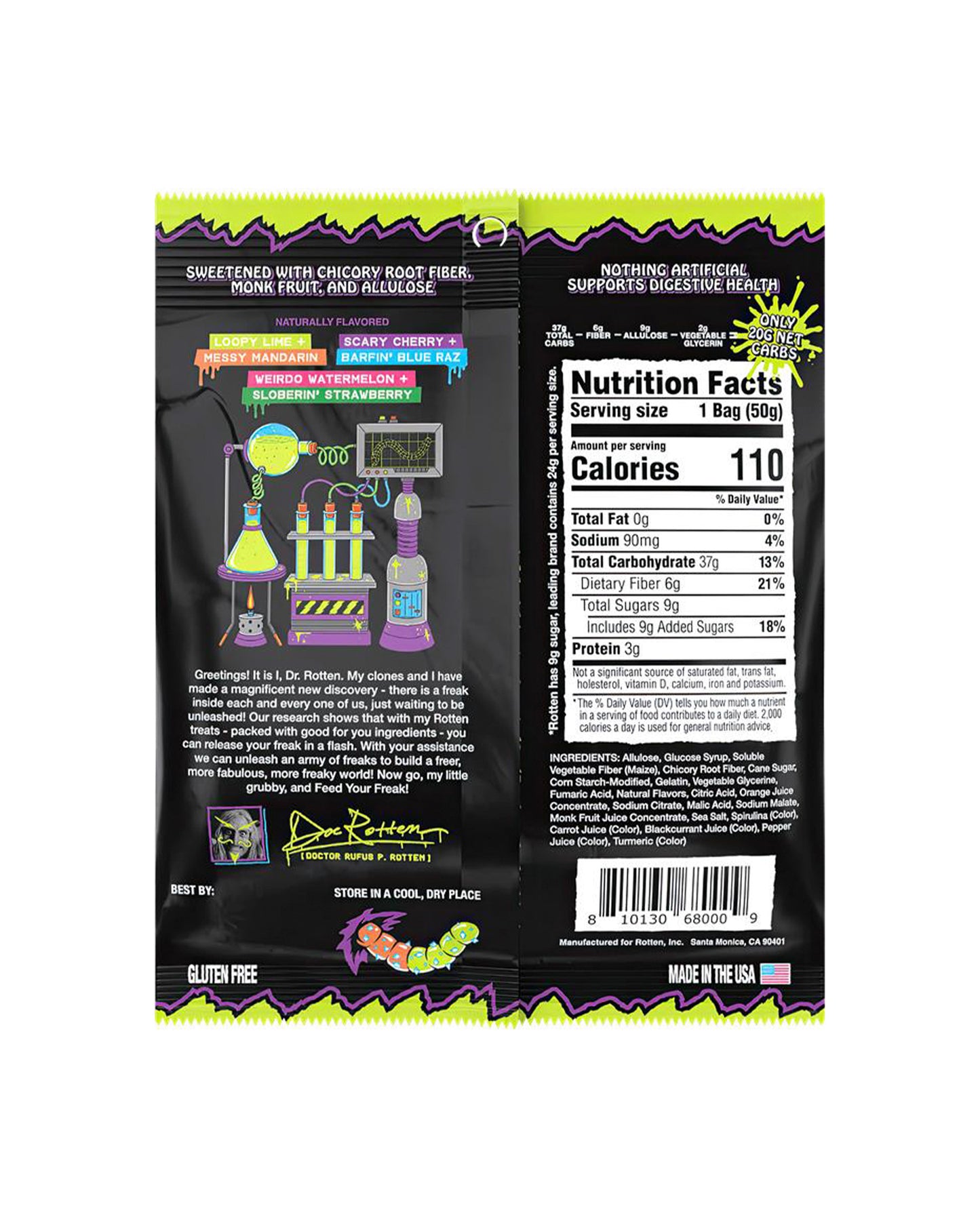 Rotten® Sour Gummy Worms