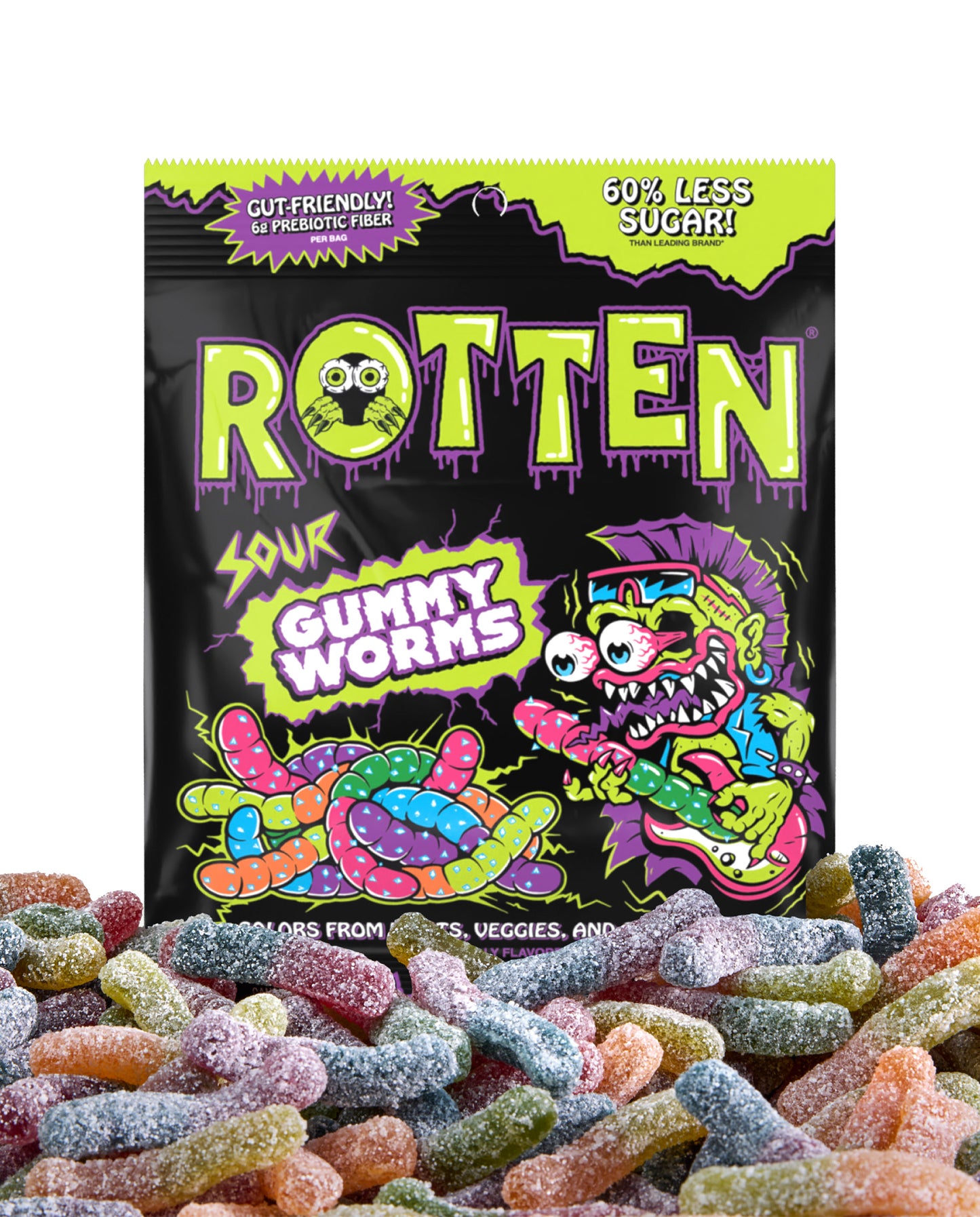 Rotten® Sour Gummy Worms