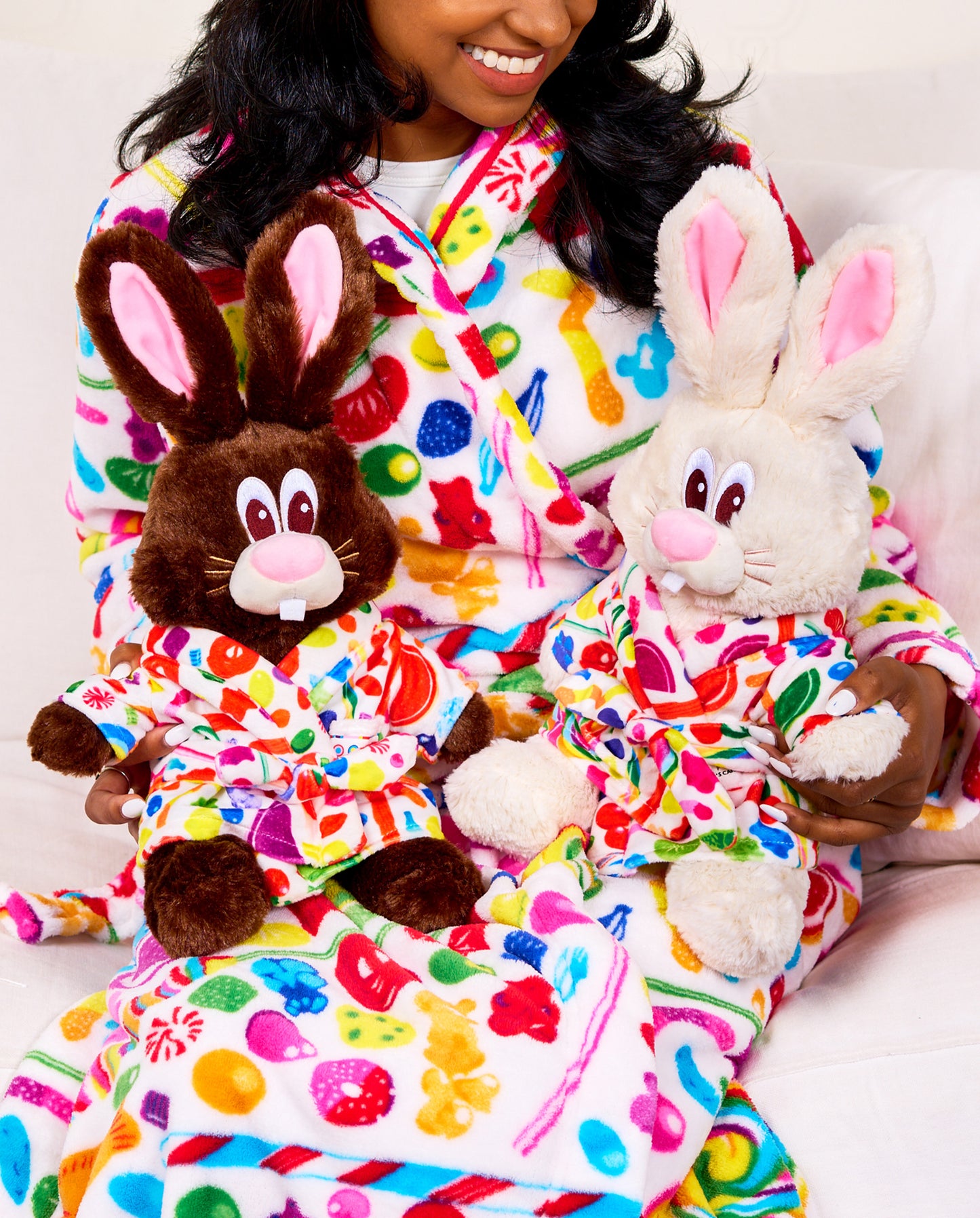 Womens Fuzzy Bathrobe