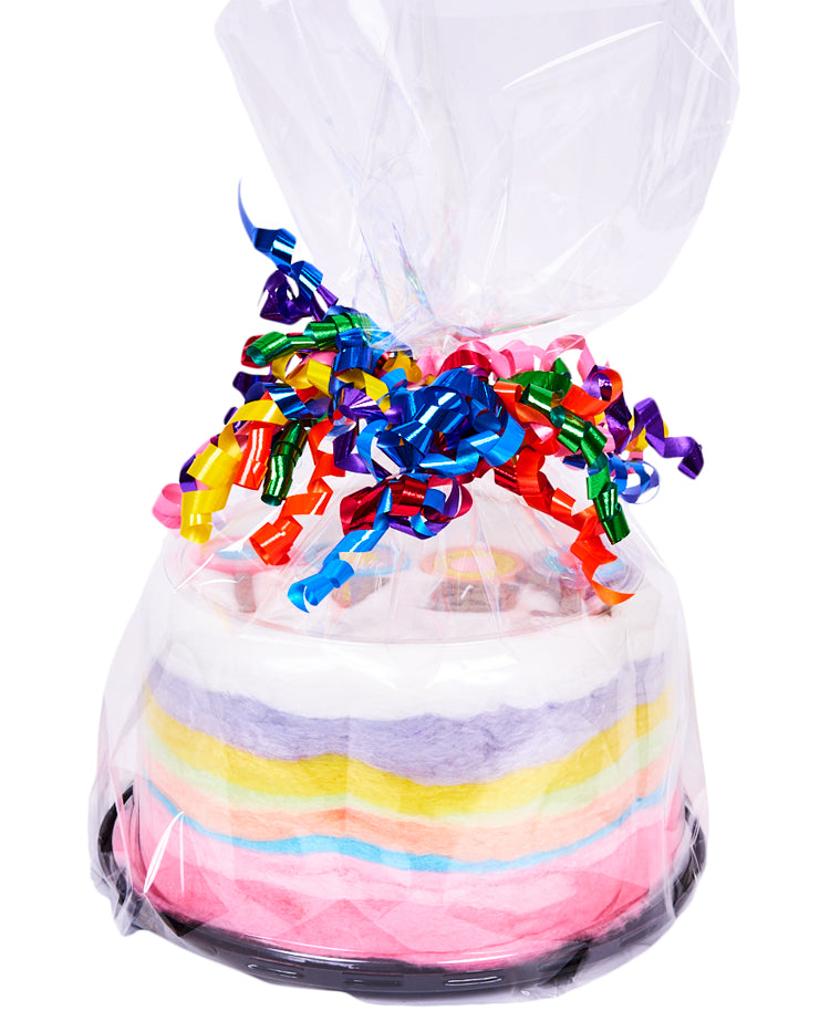Small Rainbow Cotton Candy Cake
