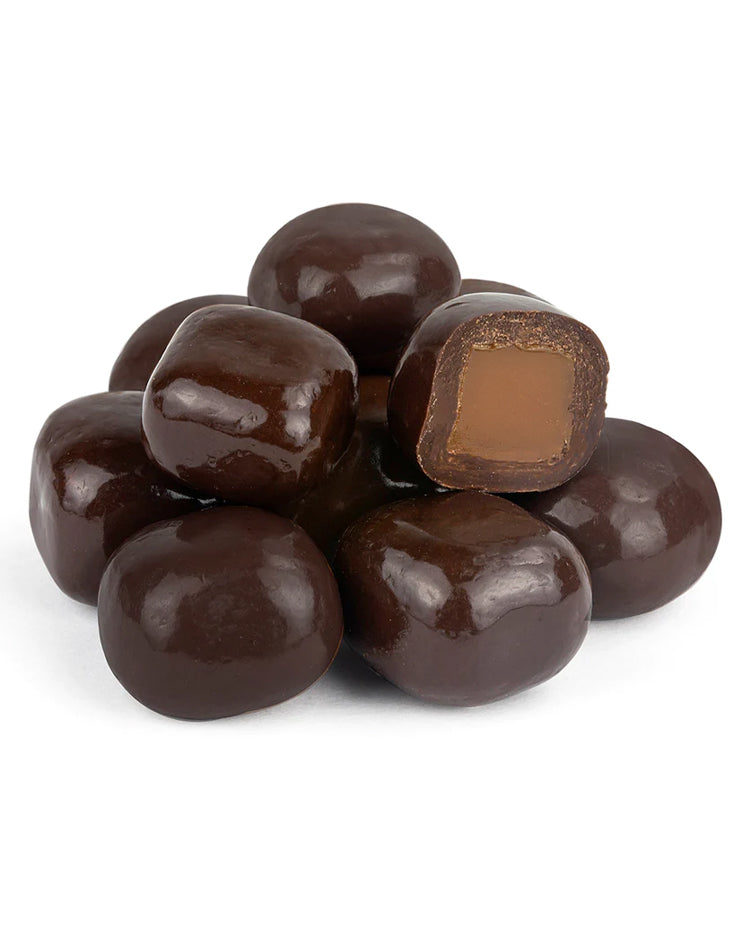 Dark Chocolate-Covered Caramel Bites Bulk Bag