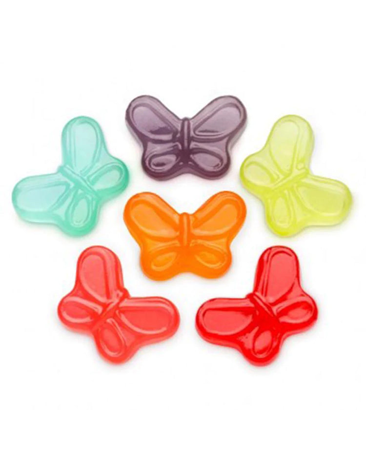 Fruity Mini Rainbow Gummy Butterflies Bulk Bag