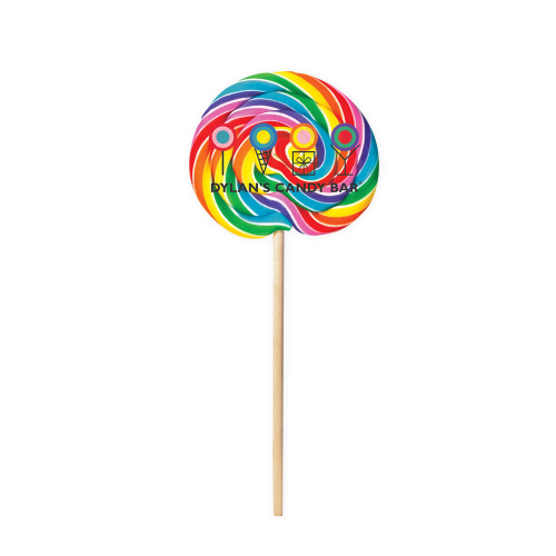 Single iconic whirly pop in traditional colors