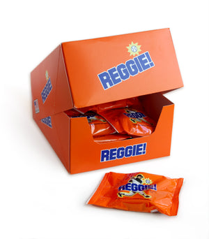 Iconic Reggie Jackson candy bar available as a case pack or individually