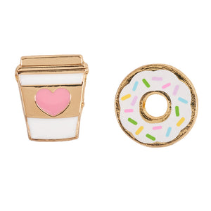 coffee-donut-earring-set